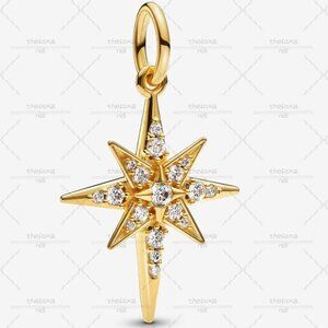 Pandora Sparkling North Star Dangle Charm